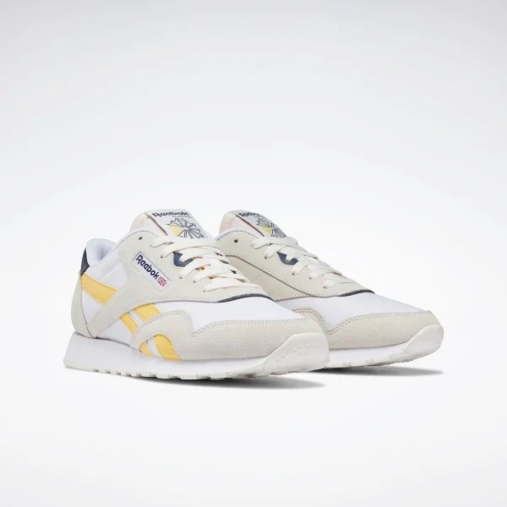 Reebok Chalk Suede & Nylon Classic Heritage Sneakers